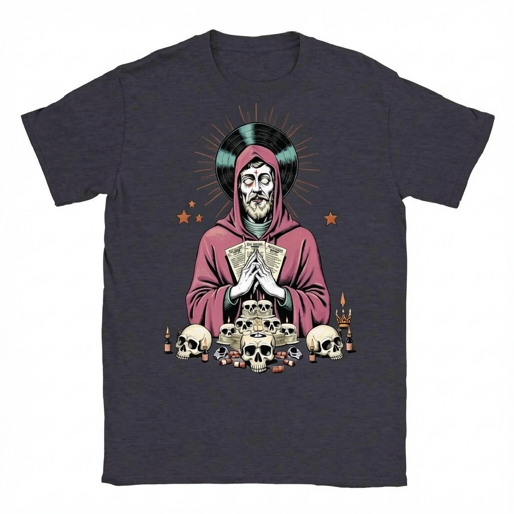 Dark Heather t-shirt mockup